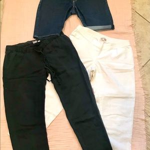 Maternity summer bottoms bundle Gap XS, S, 4